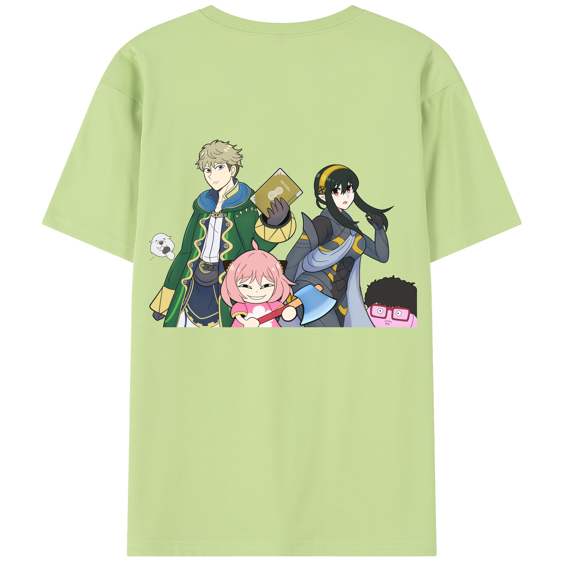 （画像用） SPY×FAMILY间谍家家酒 綿100％半袖Tシャツ（背面プリント）